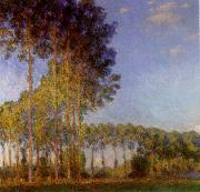 Claude Monet Poplars on the banks of the River Epte oil painting reproduction